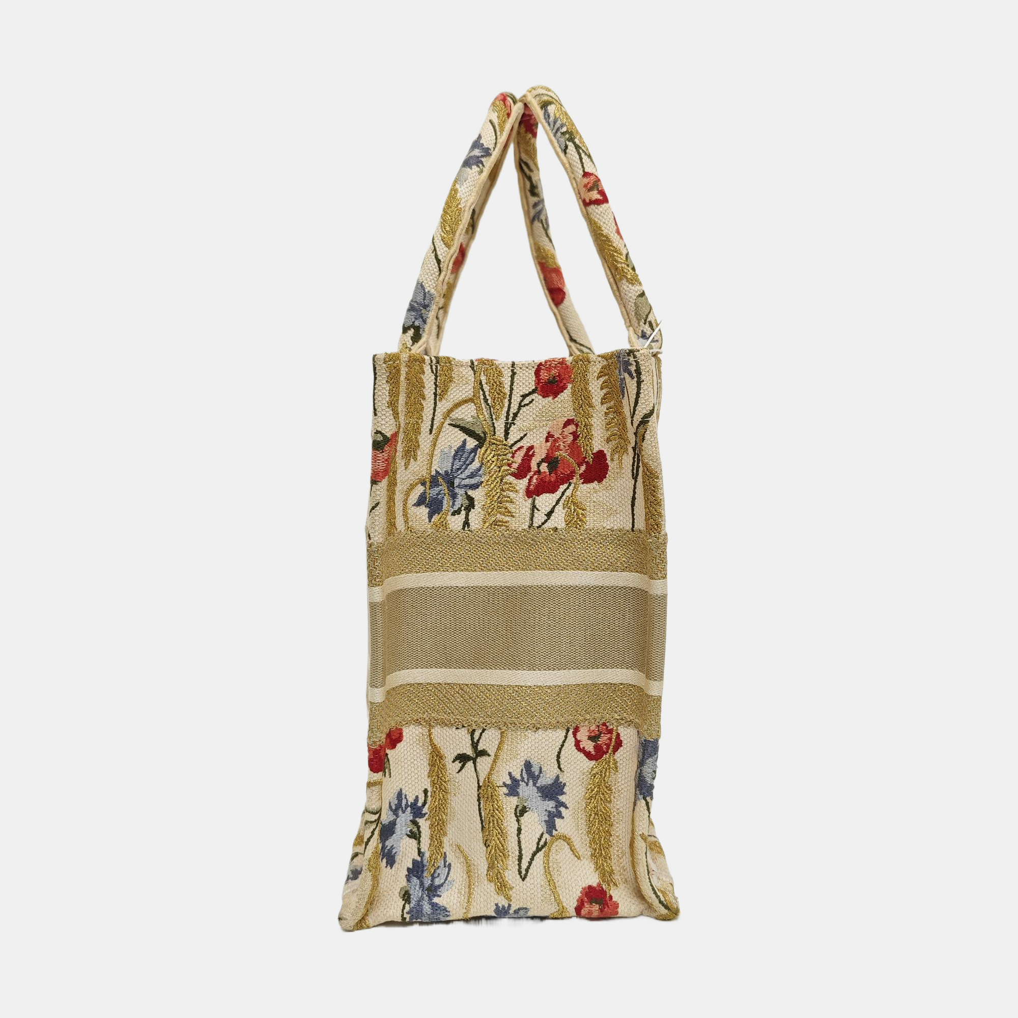 Book Tote Medium Canvas Beige