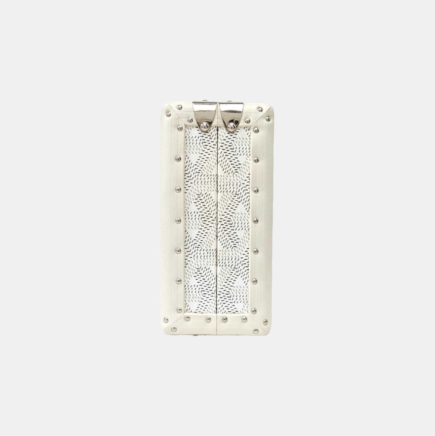 Coated Canvas Shoulder Bag White
