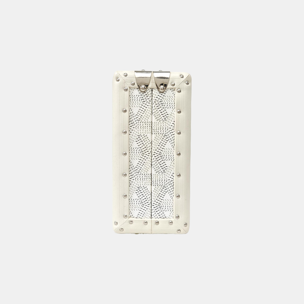 Coated Canvas Shoulder Bag White