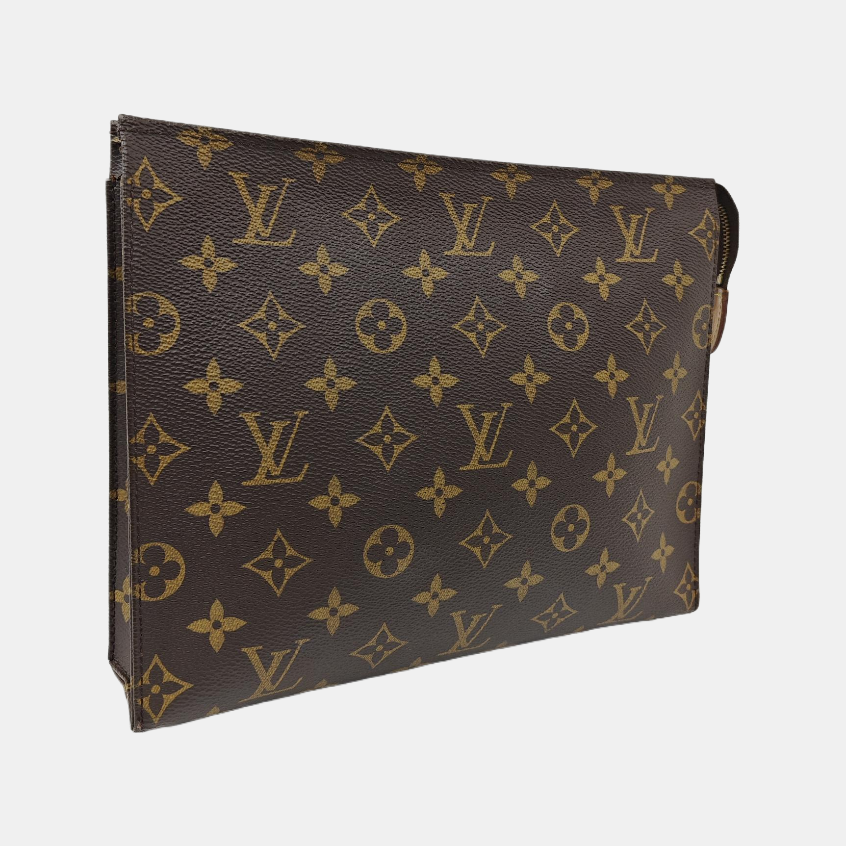 TOILET POCKET 26 Monogram Coated Canvas Brown