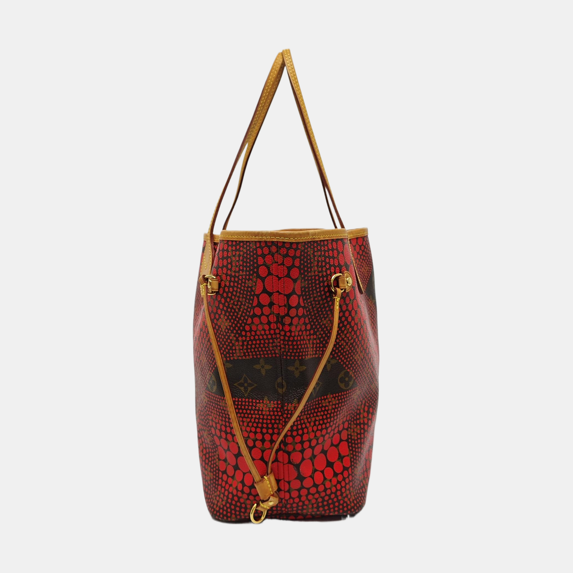 NEVERFULL MM Monogram Coated Canvas Brown