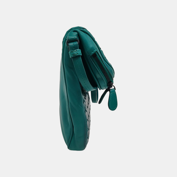Calfskin Crossbody Bag Green