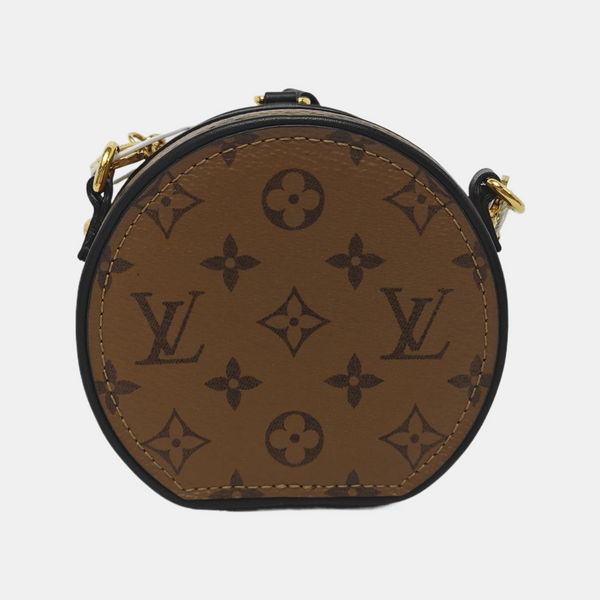 BOITE CHAPEAU Monogram Coated Canvas Beige