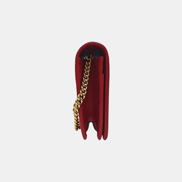 GG Marmont Mini Calfskin Red