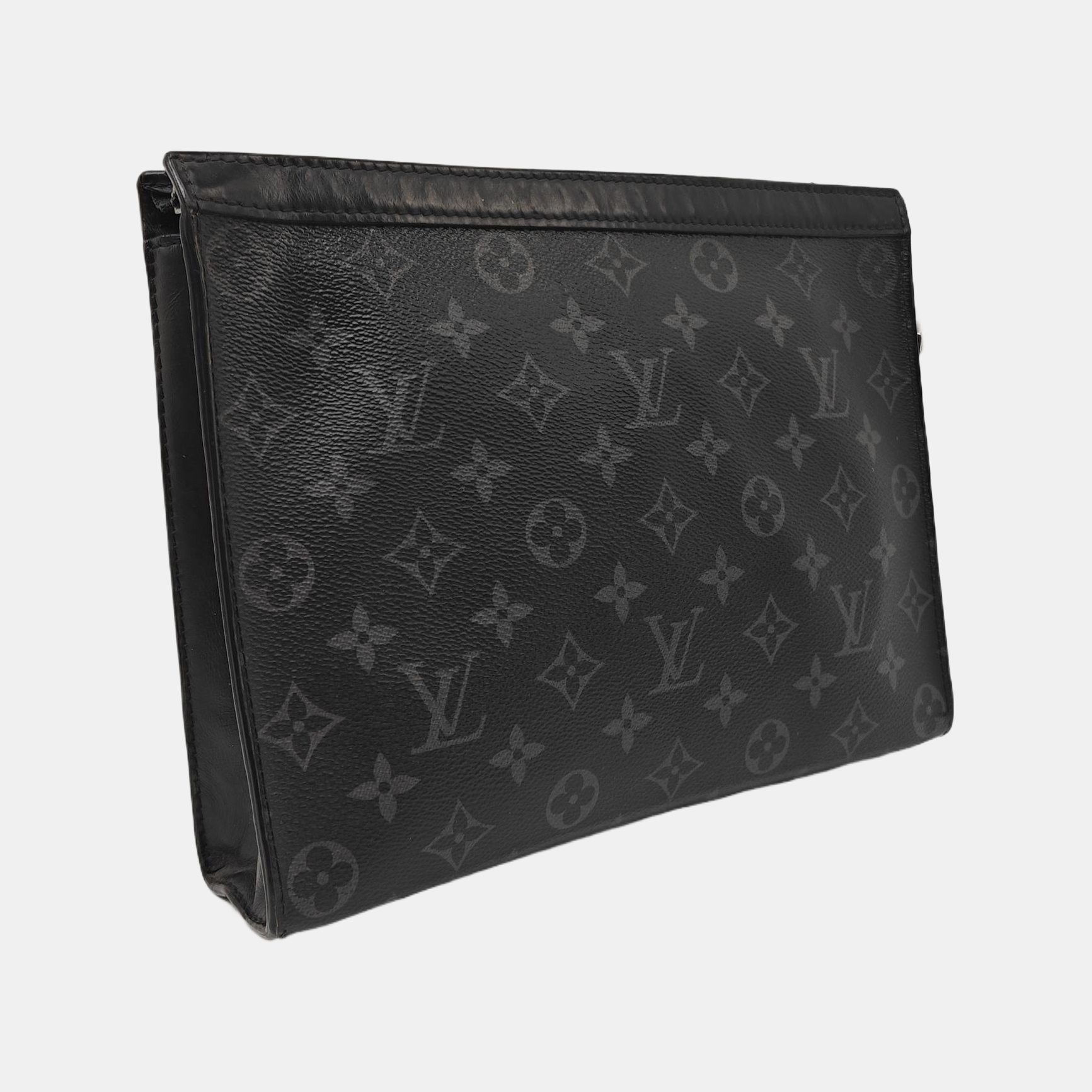 Pochette Voyag MM Monogram Coated Canvas Black