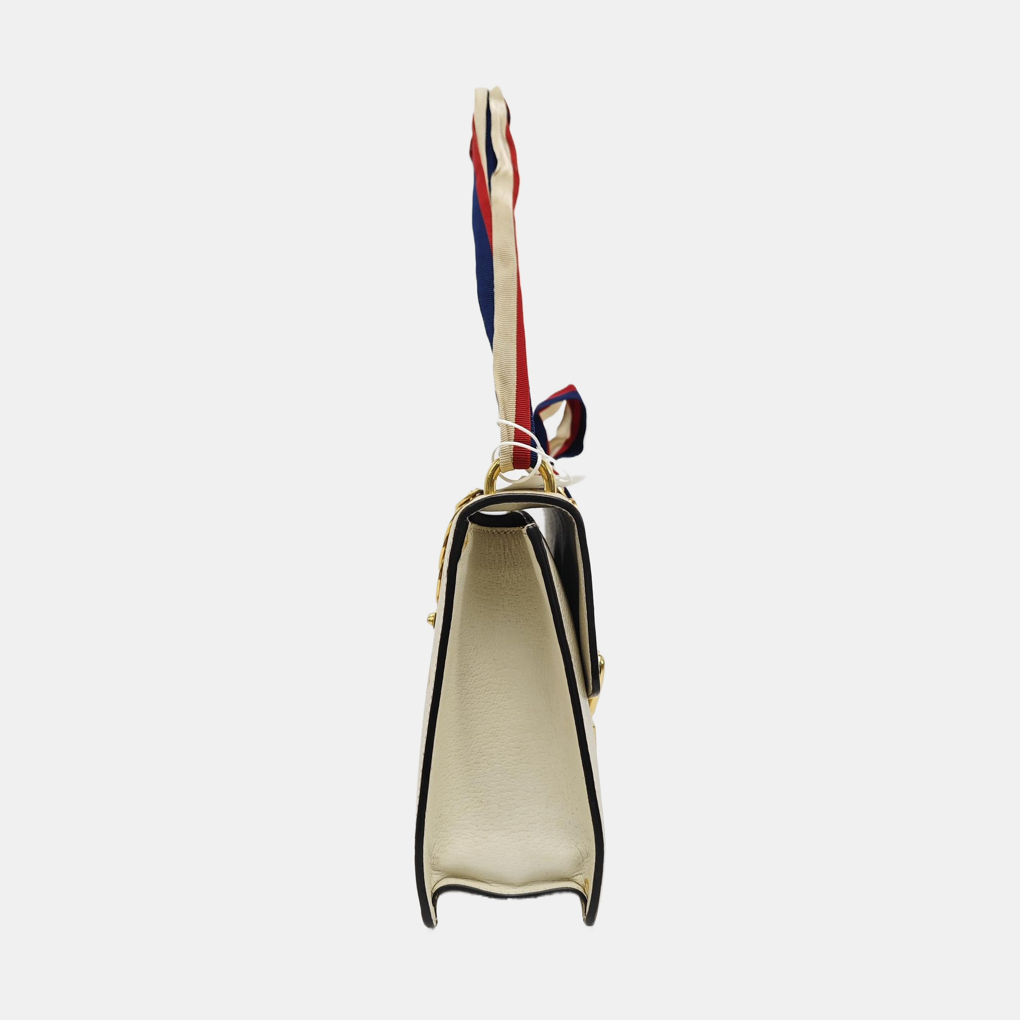 Sylvie Small Calfskin White