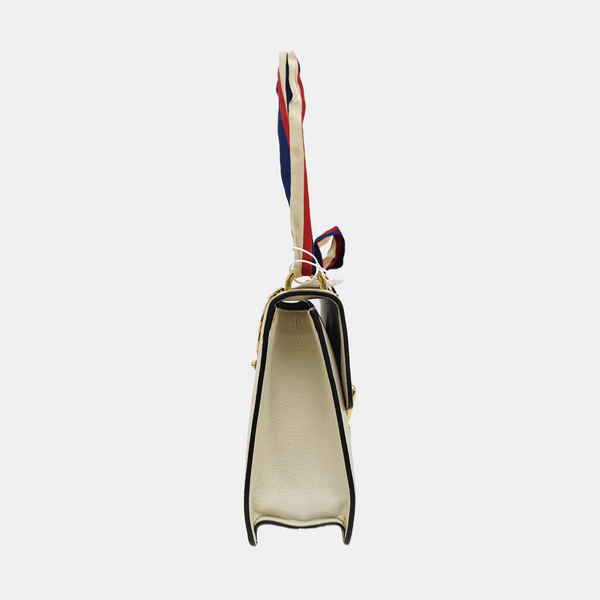 Sylvie Small Calfskin White