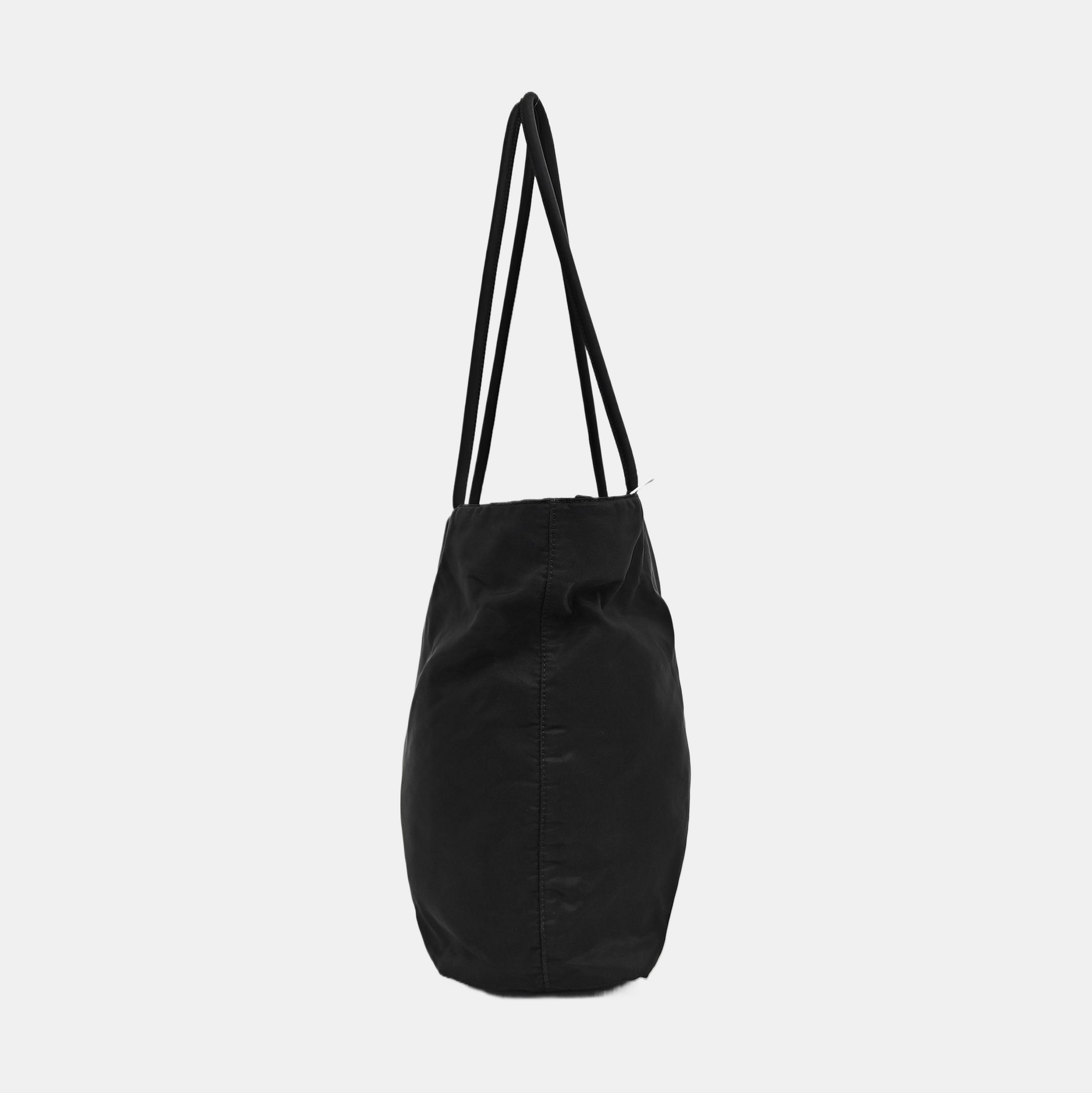 Nylon Tote Bag Black