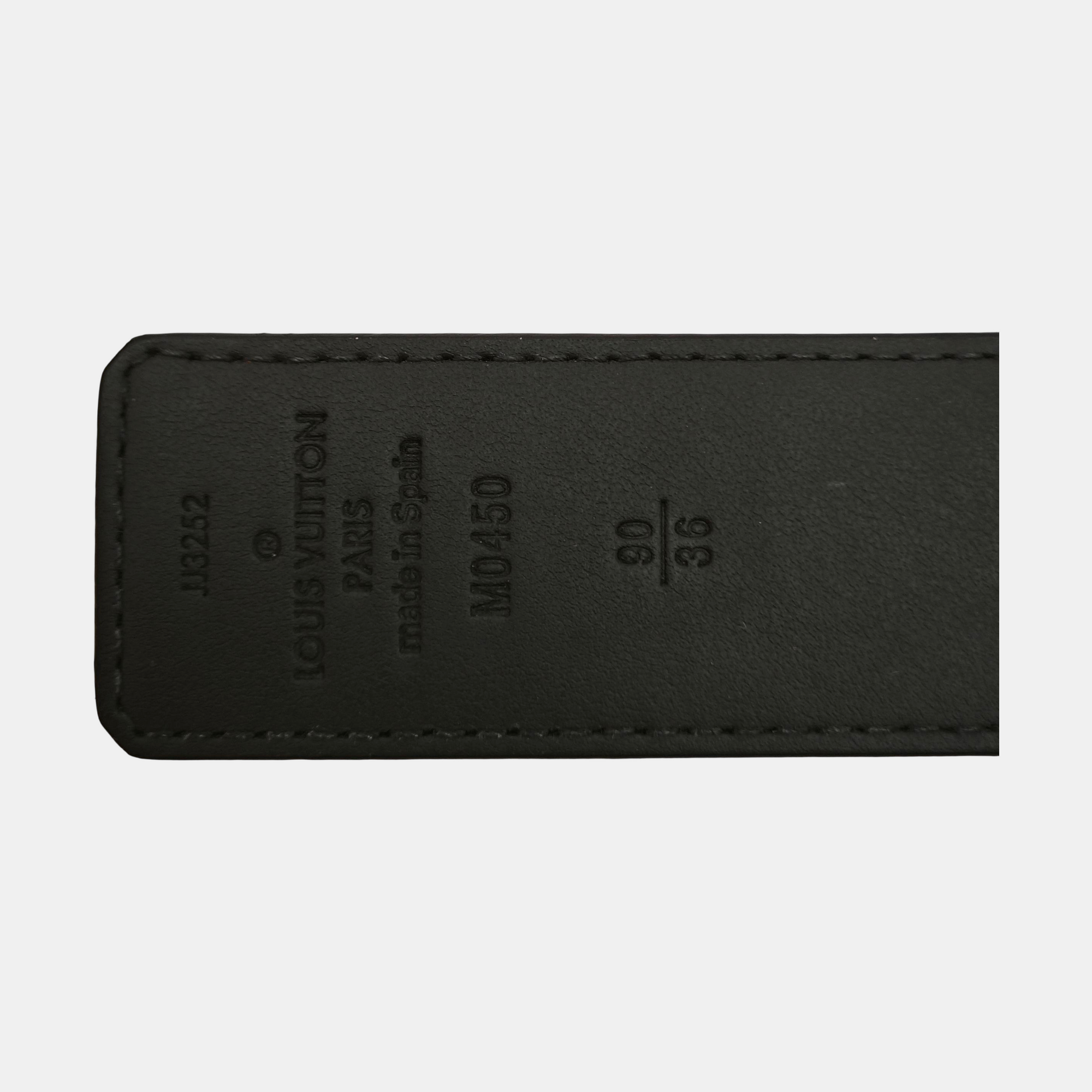Coated Canvas Belt Black