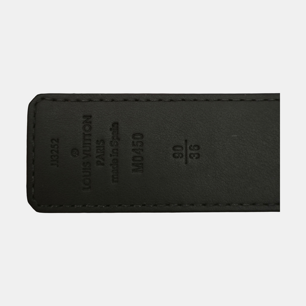 Coated Canvas Belt Black