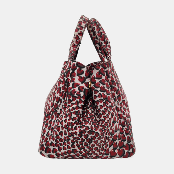 Nylon Tote Bag Red