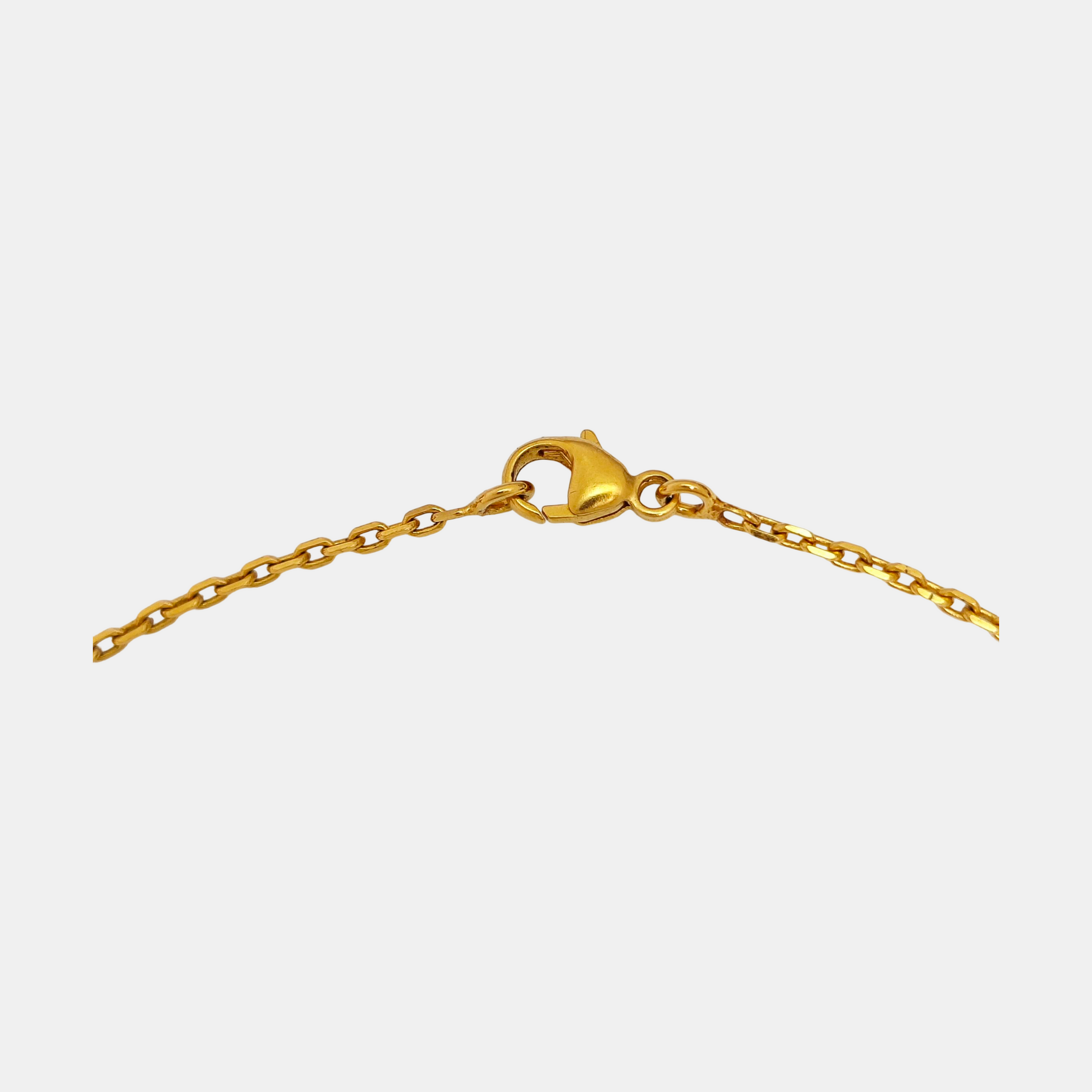 Pop H Metal Gold Necklace