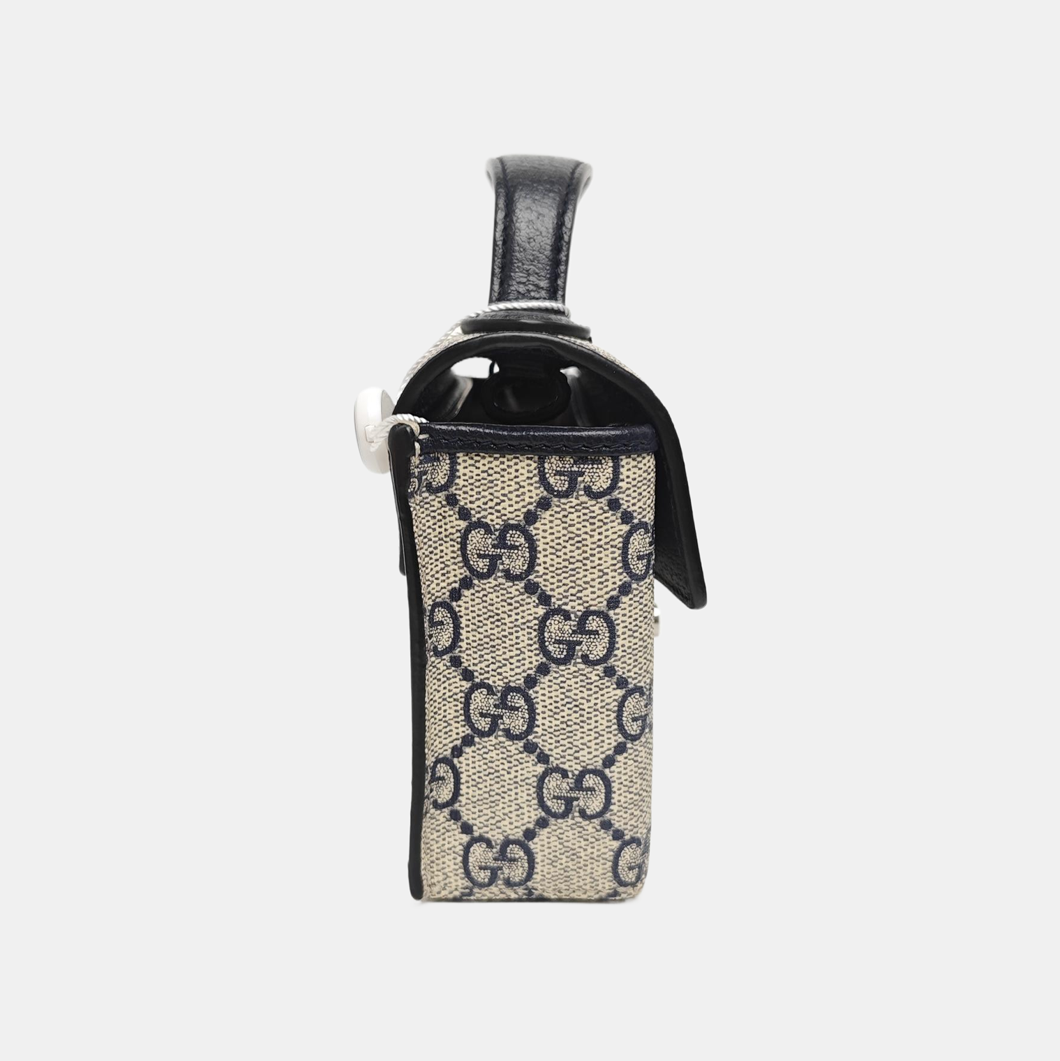 Padlock Mini Monogram Coated Canvas Beige