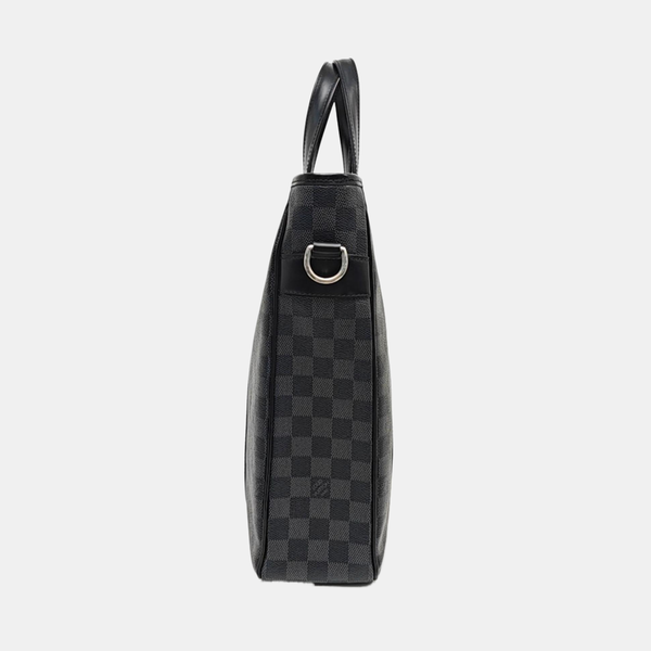 TADAO PM Damier Graphite Coated Canvas Gray