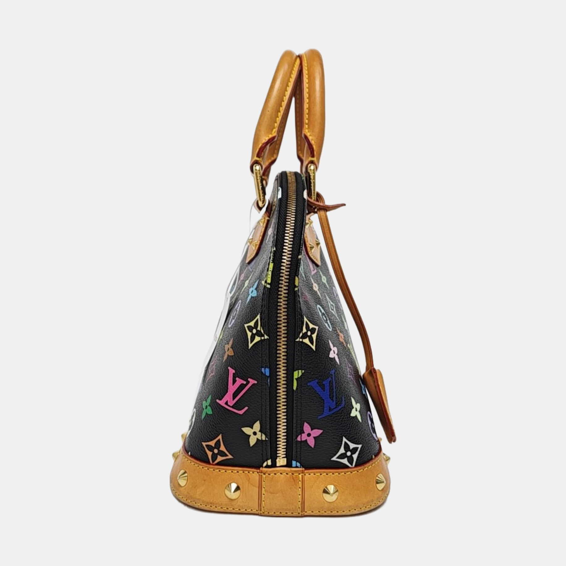 ALMA PM Monogram Coated Canvas Black