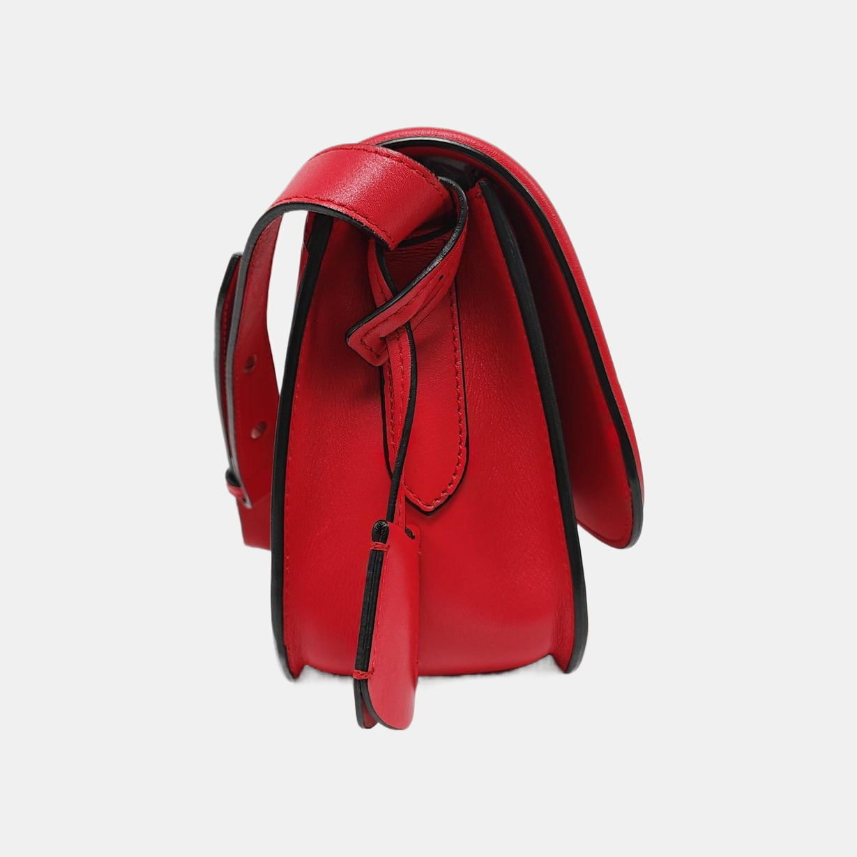 Calfskin Shoulder Bag Red