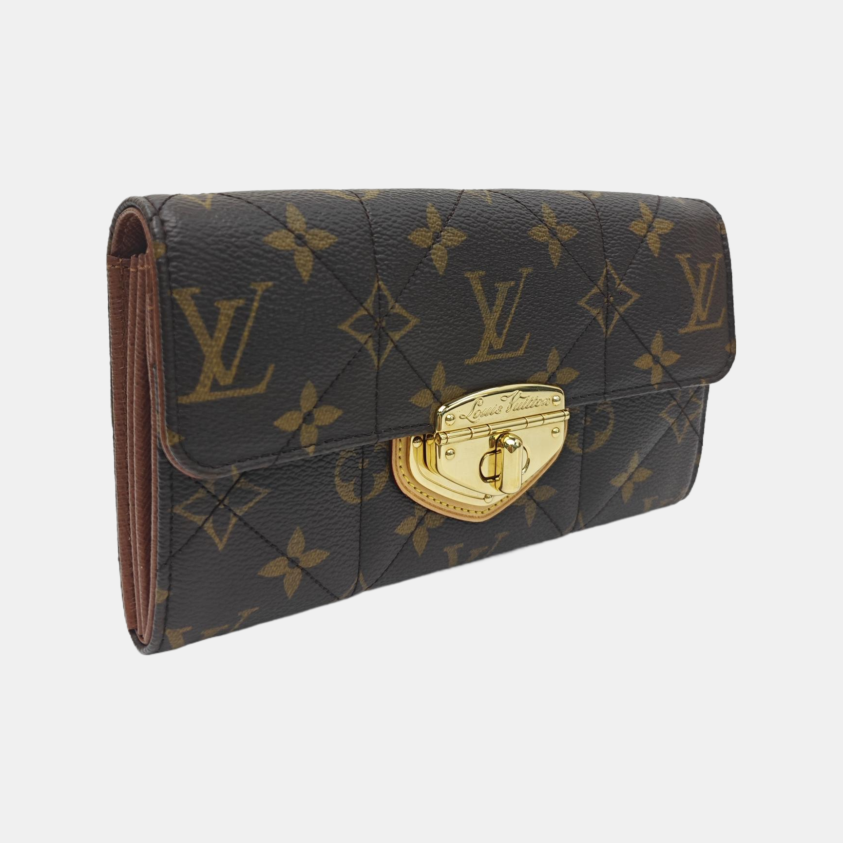 ETOILE Monogram Coated Canvas Brown