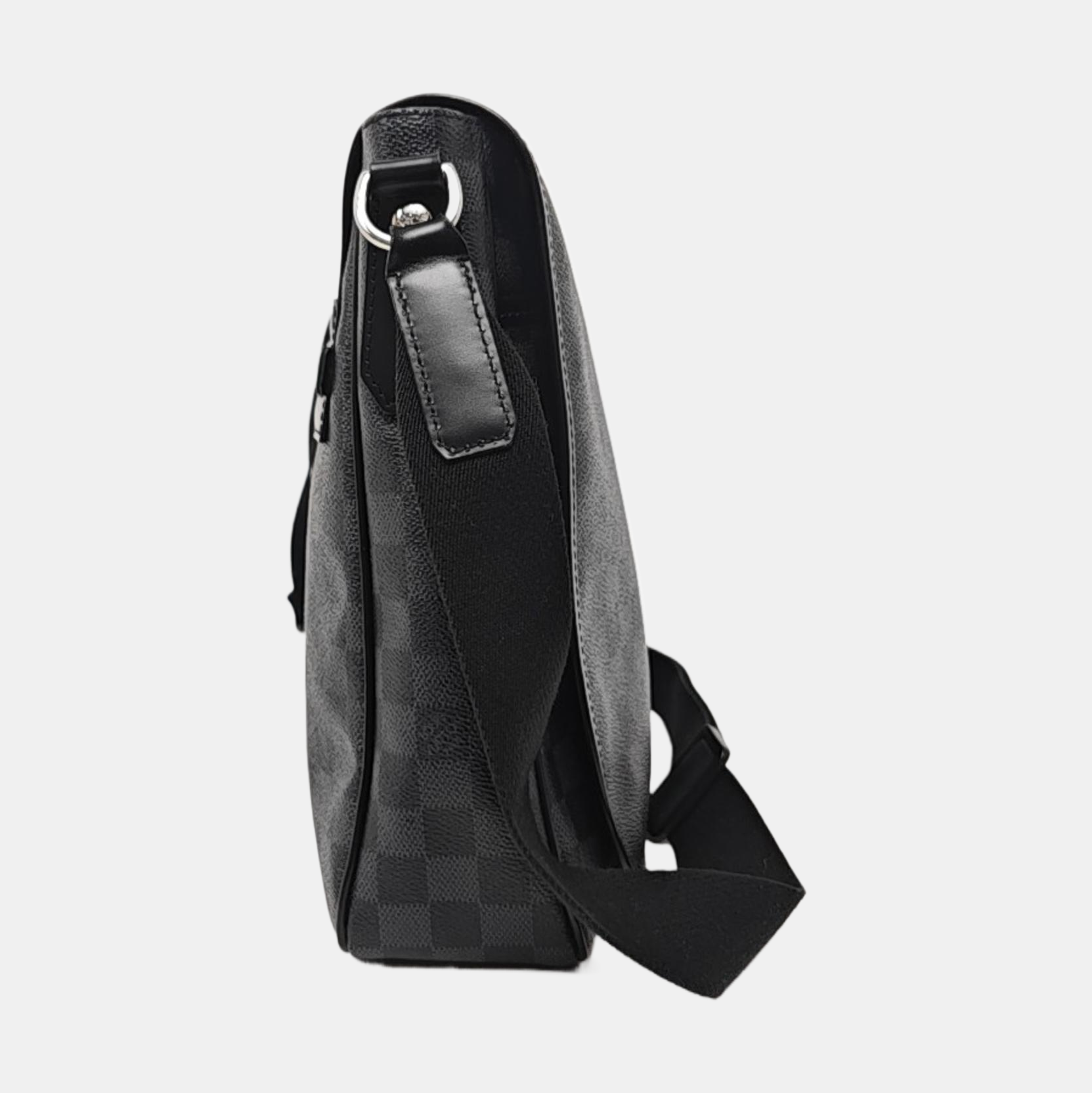 DANIEL MM Damier Graphite Coated Canvas Gray