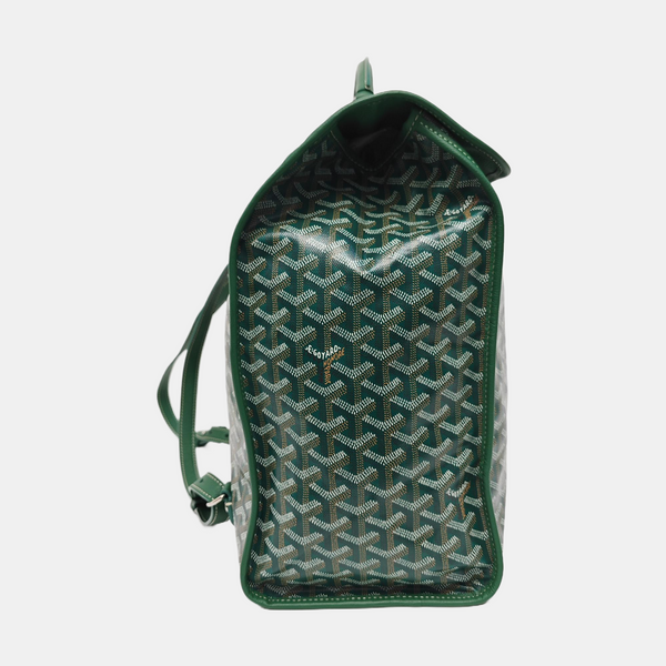 Saint Léger Coated Canvas Green