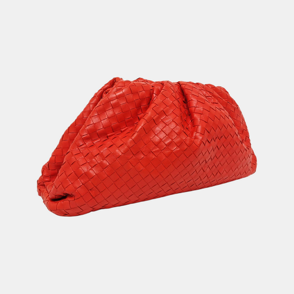 The Pouch Large Lambskin Red