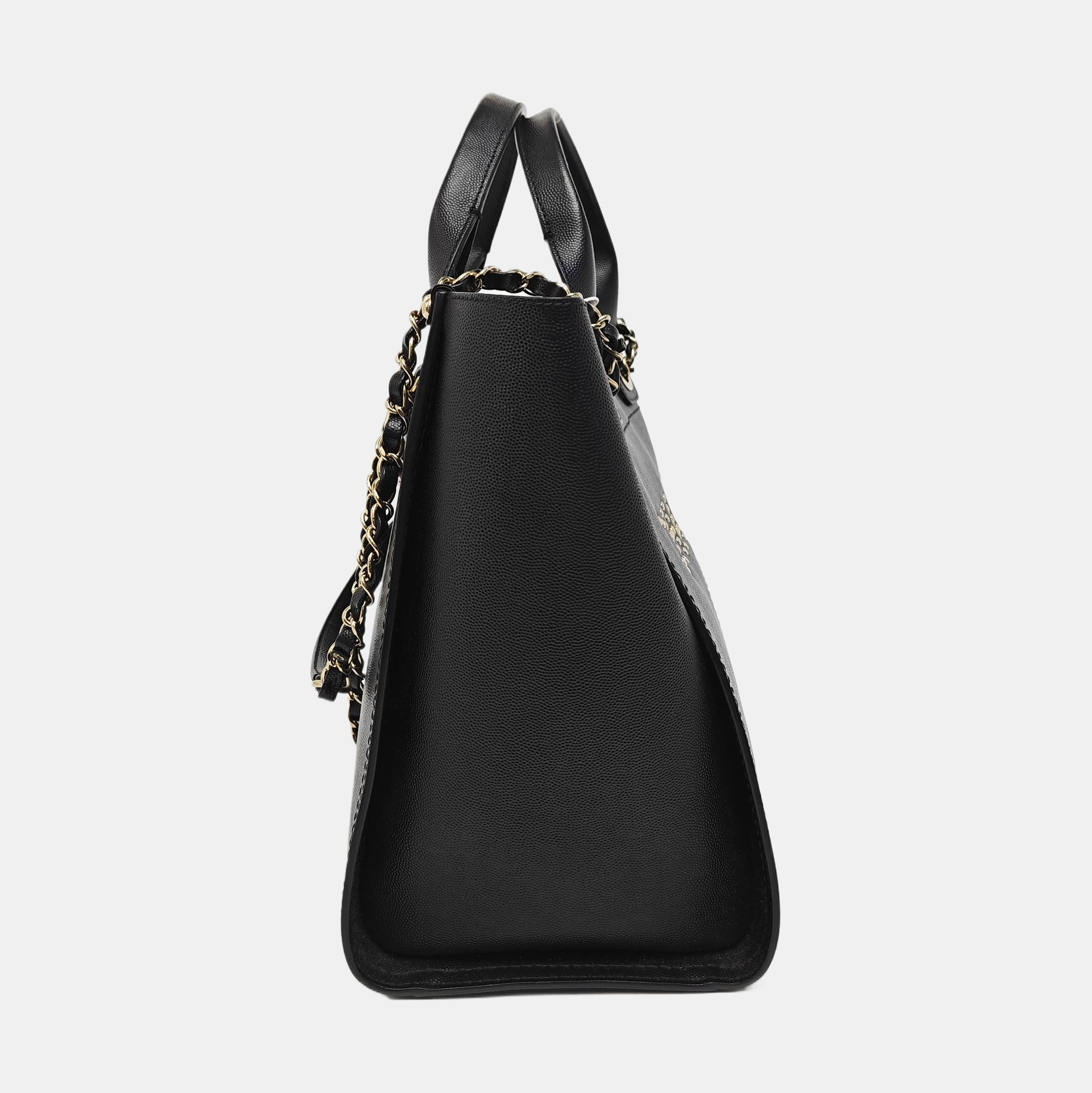 DEAUVILLE Small Calfskin Black