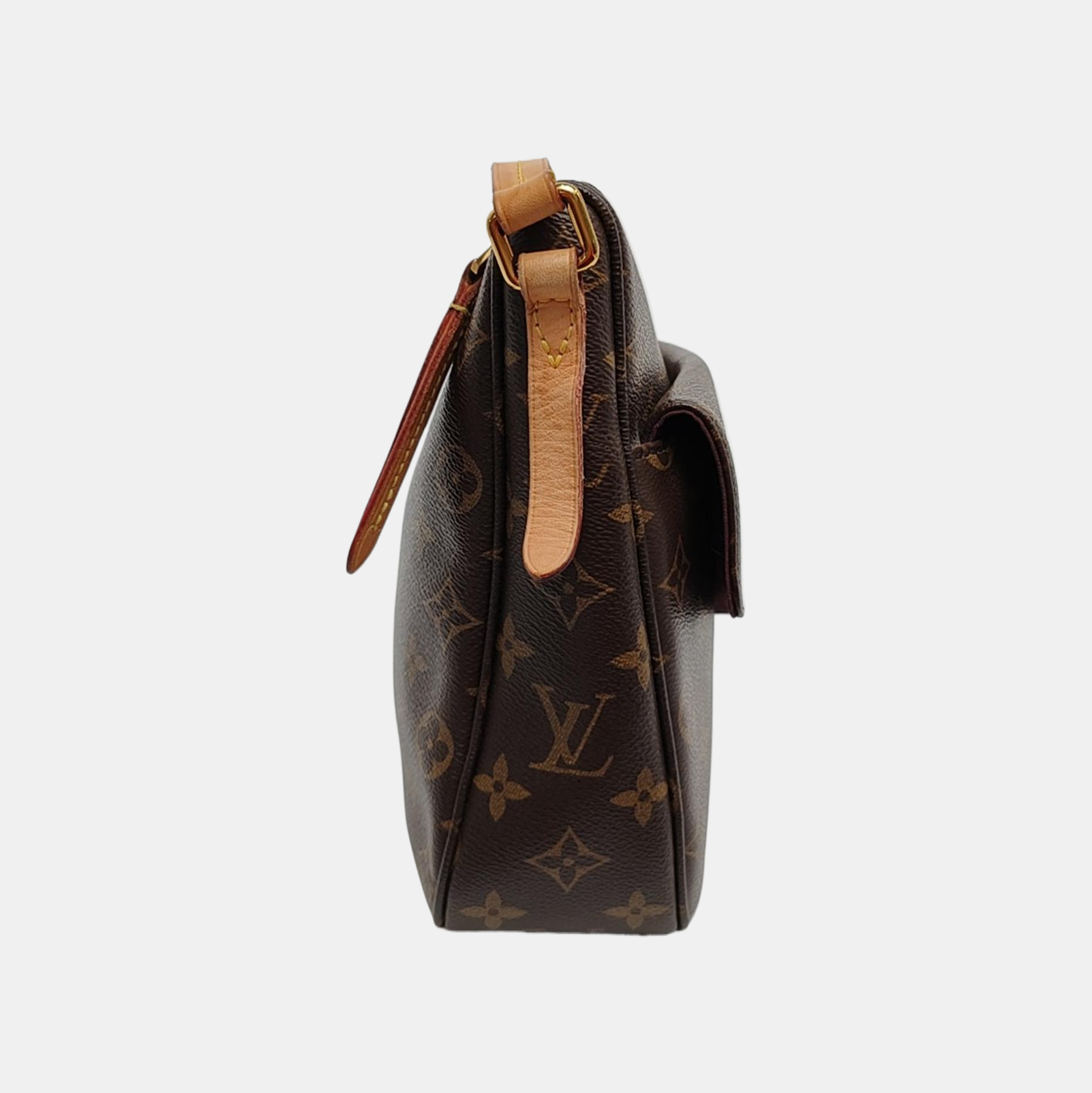 Monogram Coated Canvas Brown
