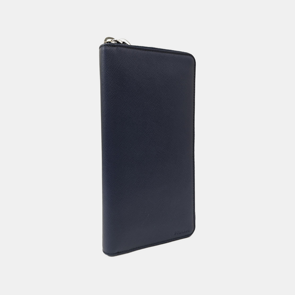 Saffiano Calfskin Wallet Blue