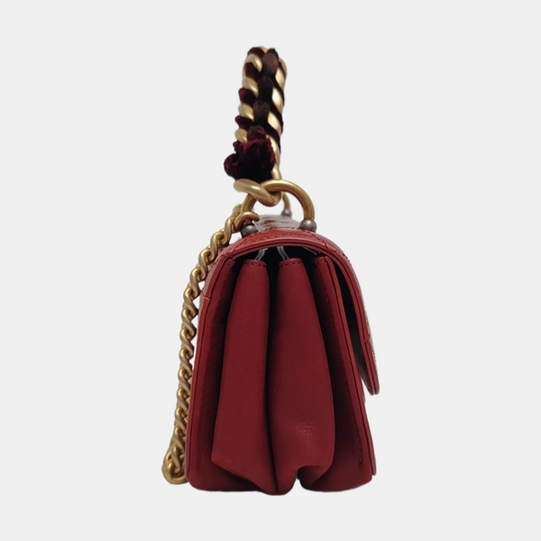 Quilted Calfskin Red