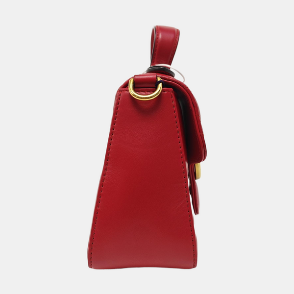 GG Marmont Mini Quilted Calfskin Red