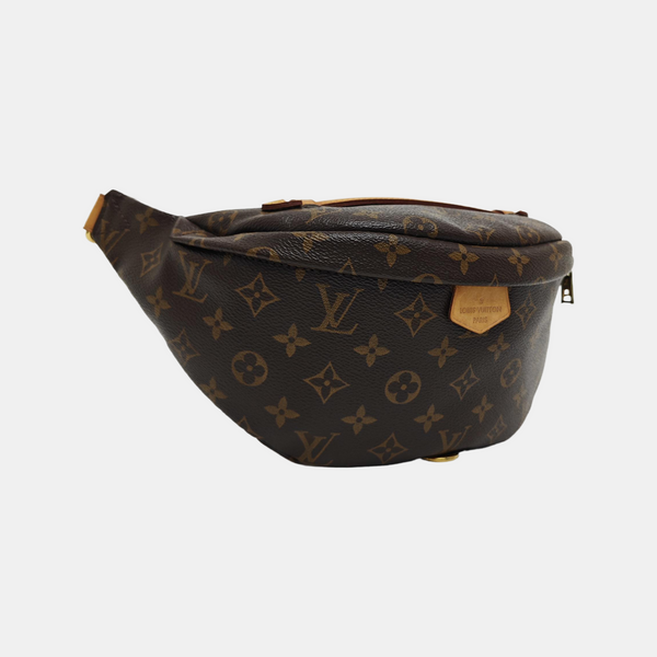 BUMBAG Monogram Coated Canvas Brown