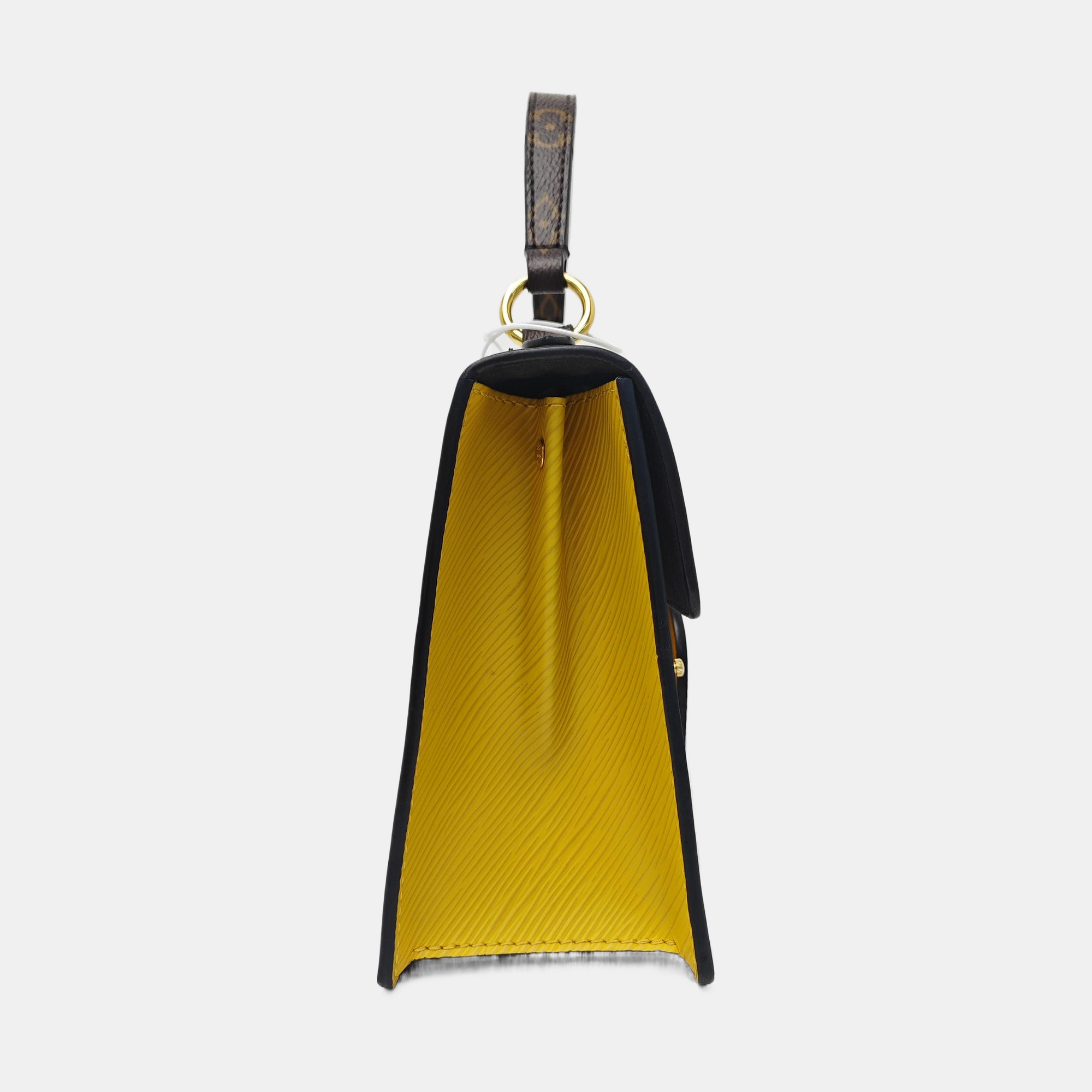 SPRING STREET Monogram Patent Leather Silver