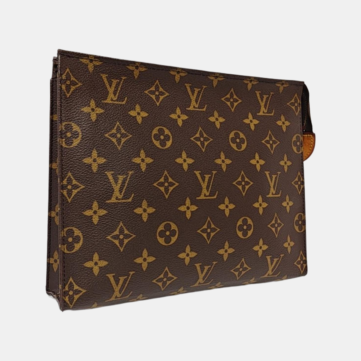 TOILET POCKET 26 Monogram Coated Canvas Brown