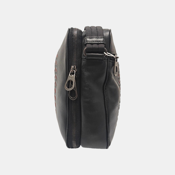 Calfskin Shoulder Bag Black