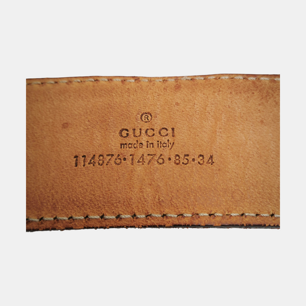 Leather Belt White