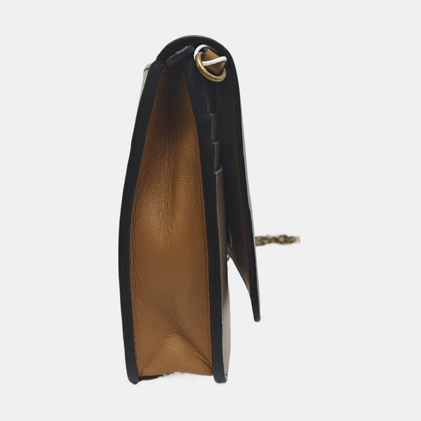 Chain Wallet Lambskin Gray