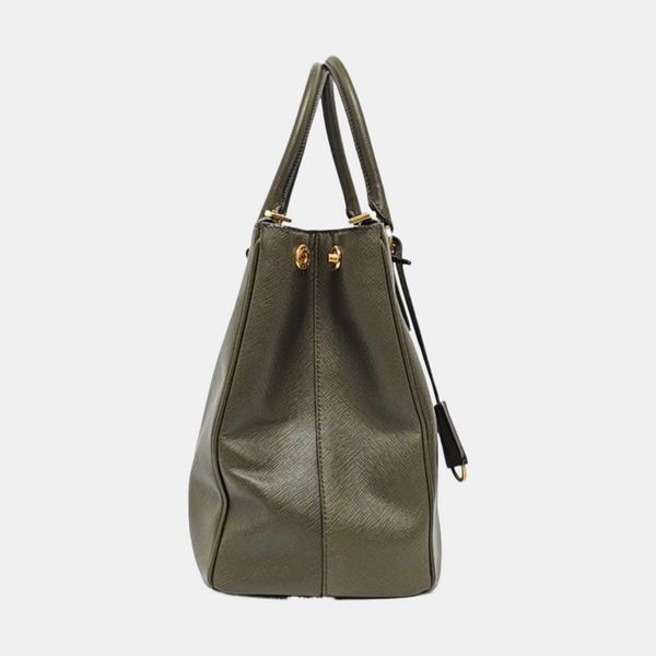 Galleria Extra Large Saffiano Calfskin Green