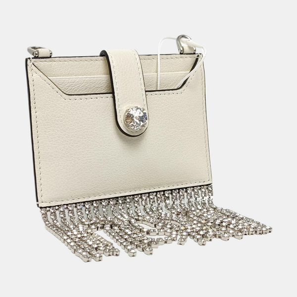 Fringed Calfskin White
