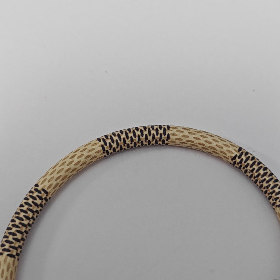 KEEP IT Coated Canvas White Bangle