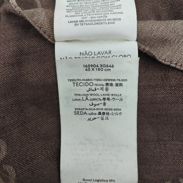 Wool Scarf Brown