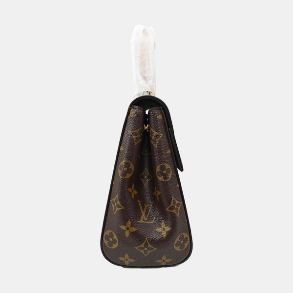 CLUNY Monogram Coated Canvas Brown