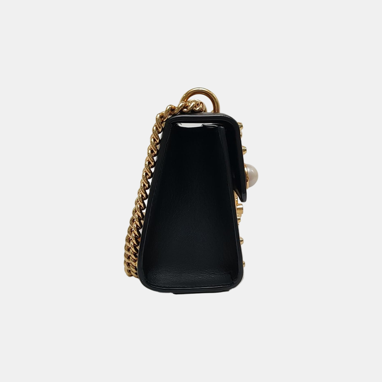 Authenticated pre-owned  Padlock Small Calfskin Black - Crossbody Bag at Looply