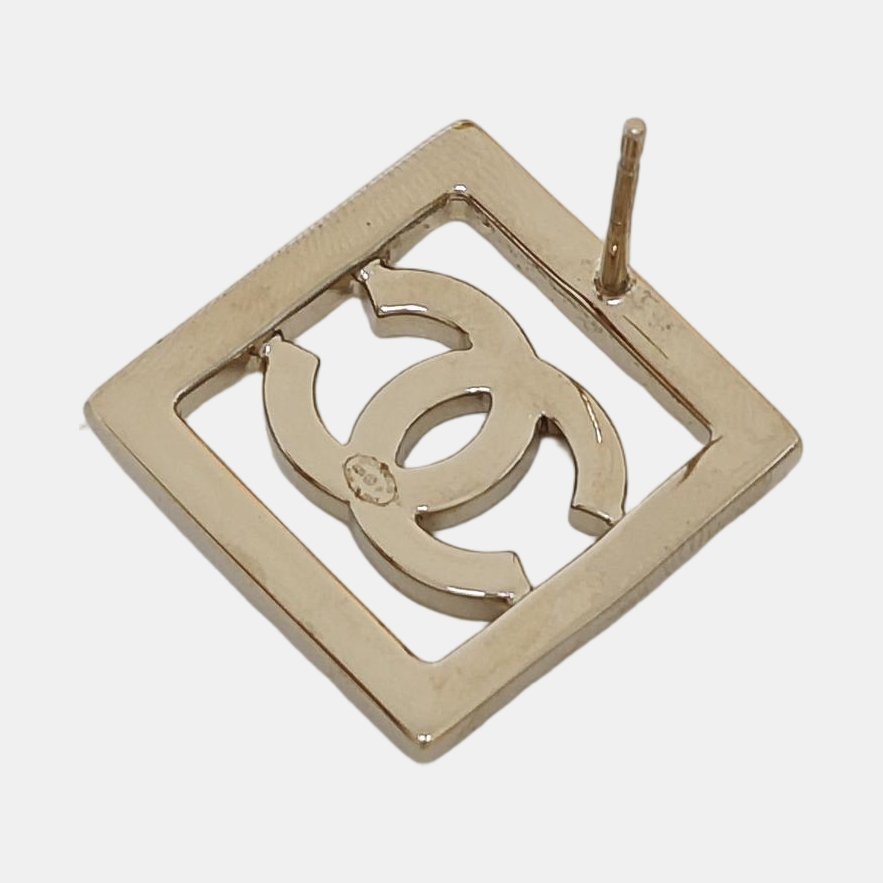 Metal Gold Stud Earrings
