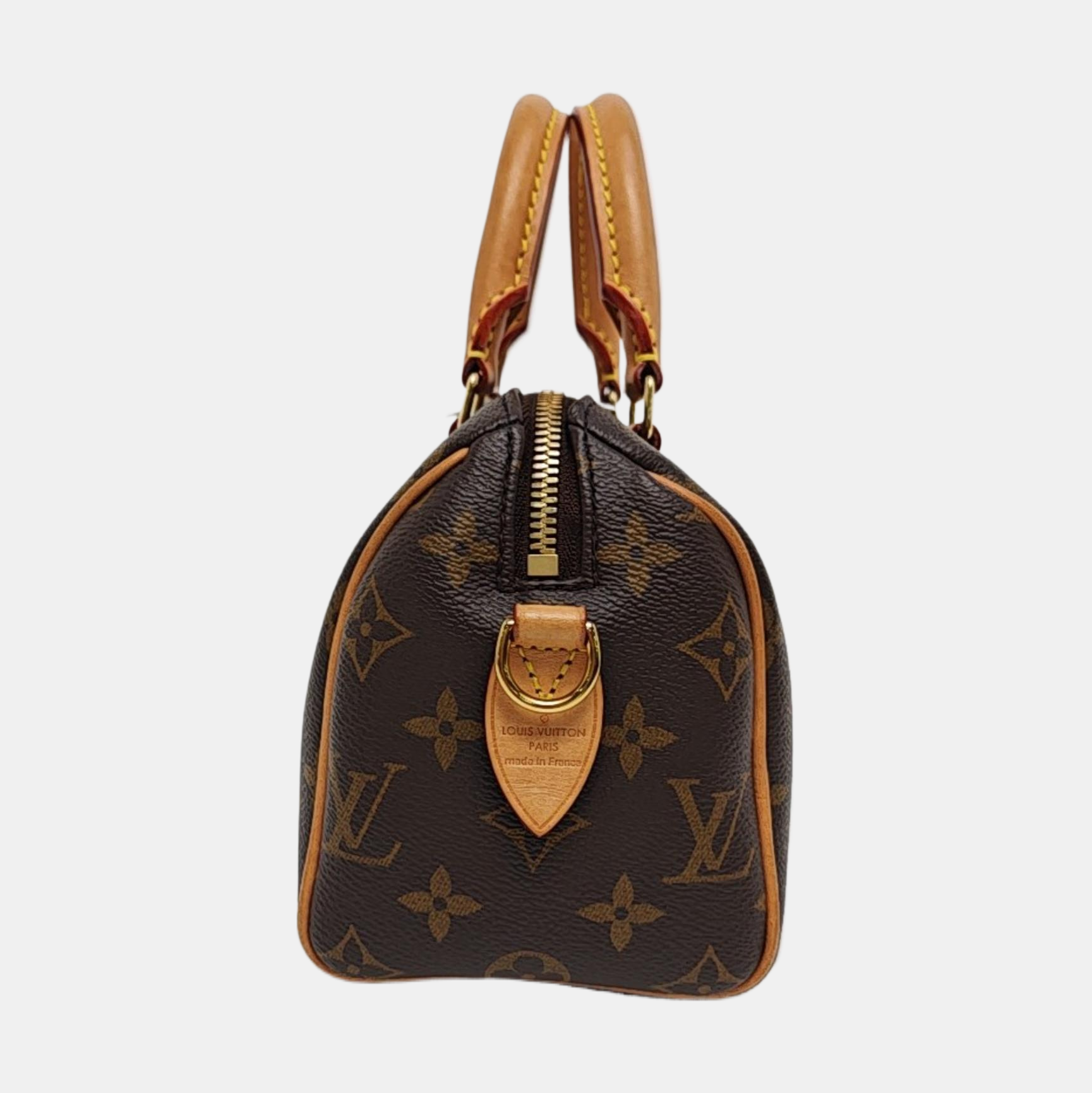 SPEEDY 20 Monogram Coated Canvas Brown