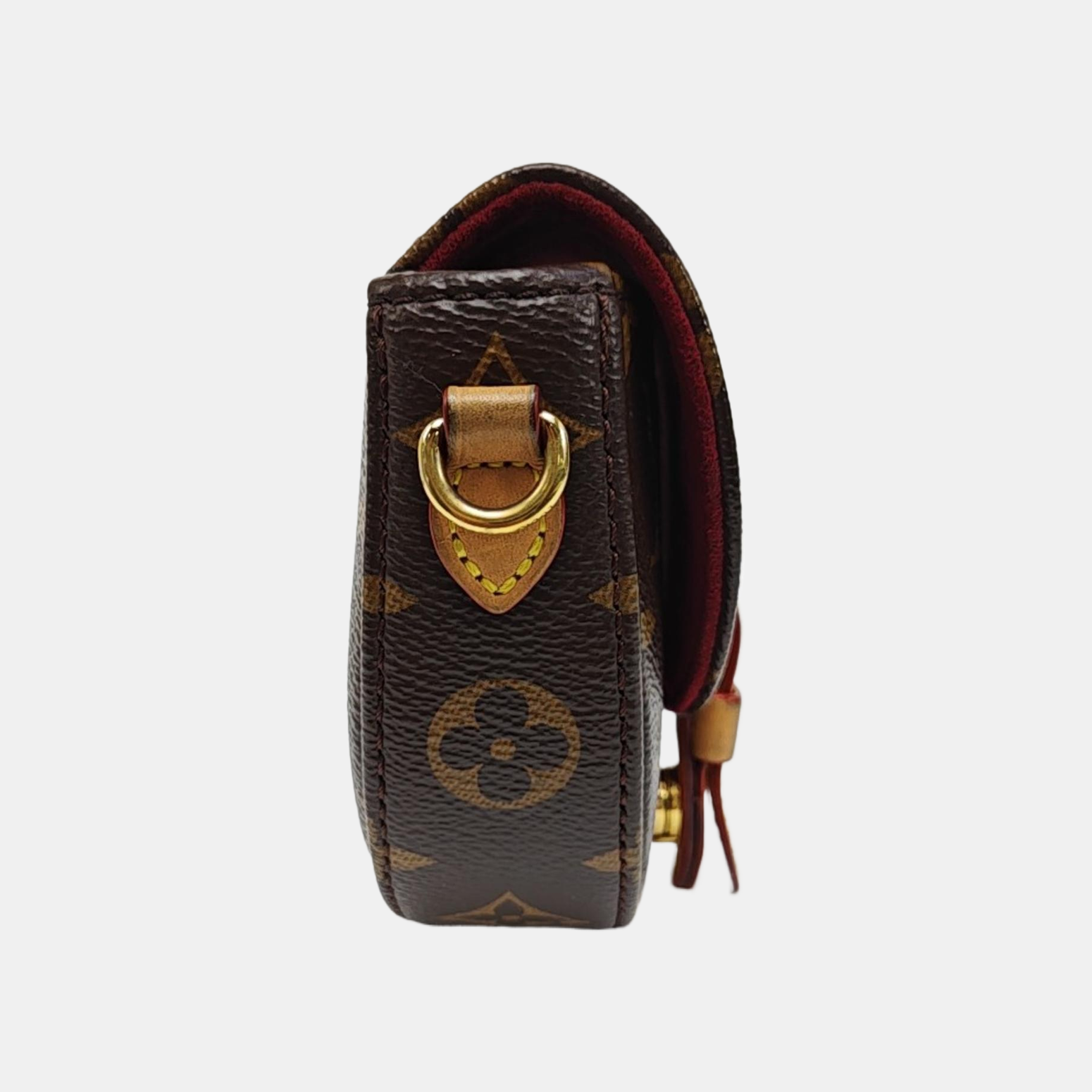CHANTILLY Mini Monogram Coated Canvas Brown