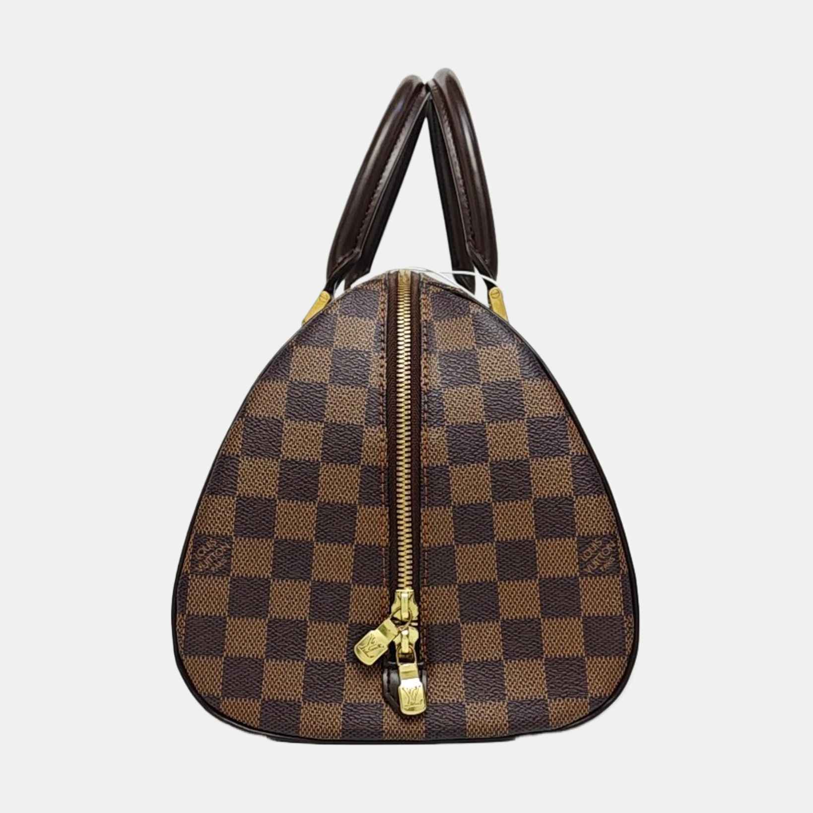 RIBERA MM Damier Ebene Coated Canvas Brown