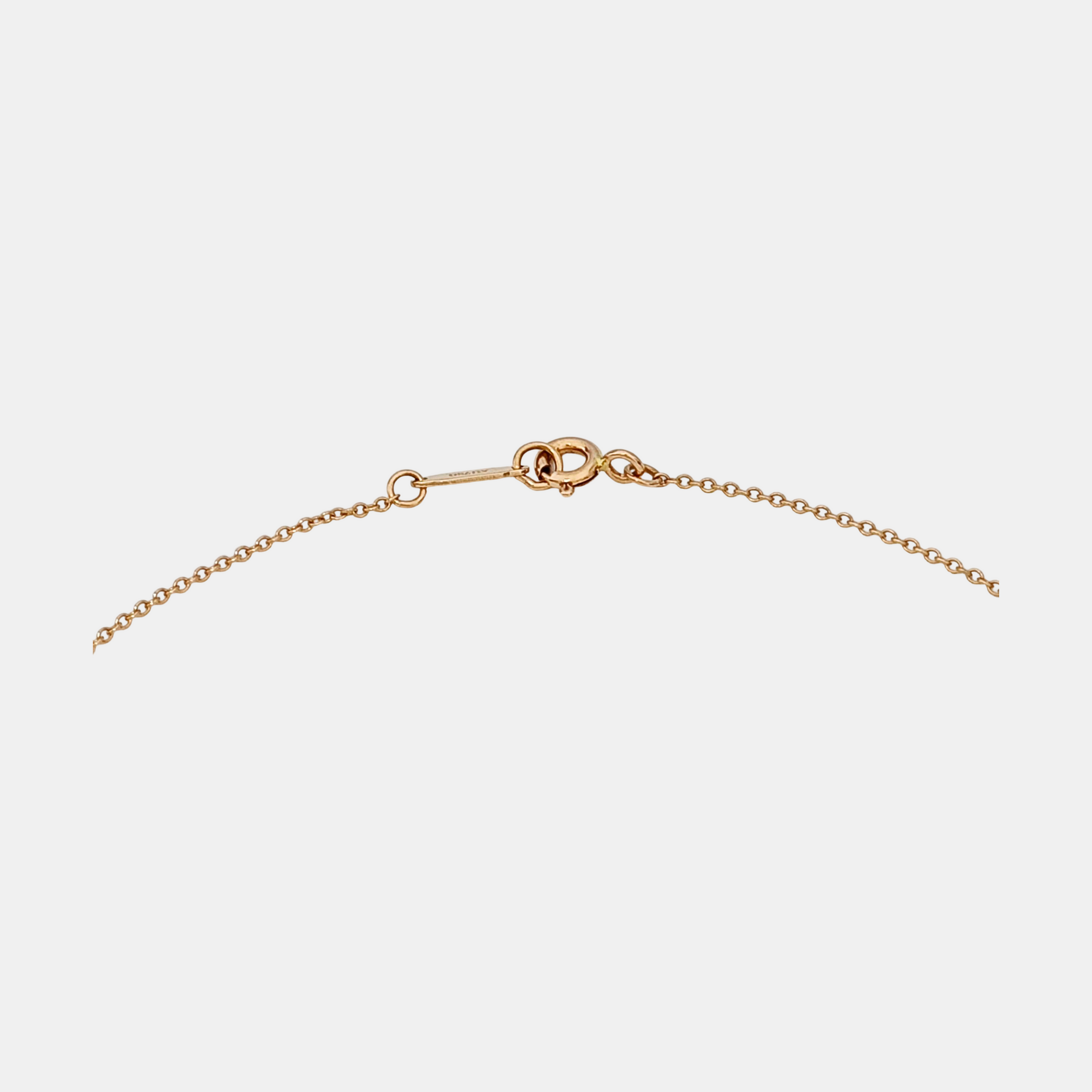 Tiffany Bow 18k Gold Rose Gold Necklace