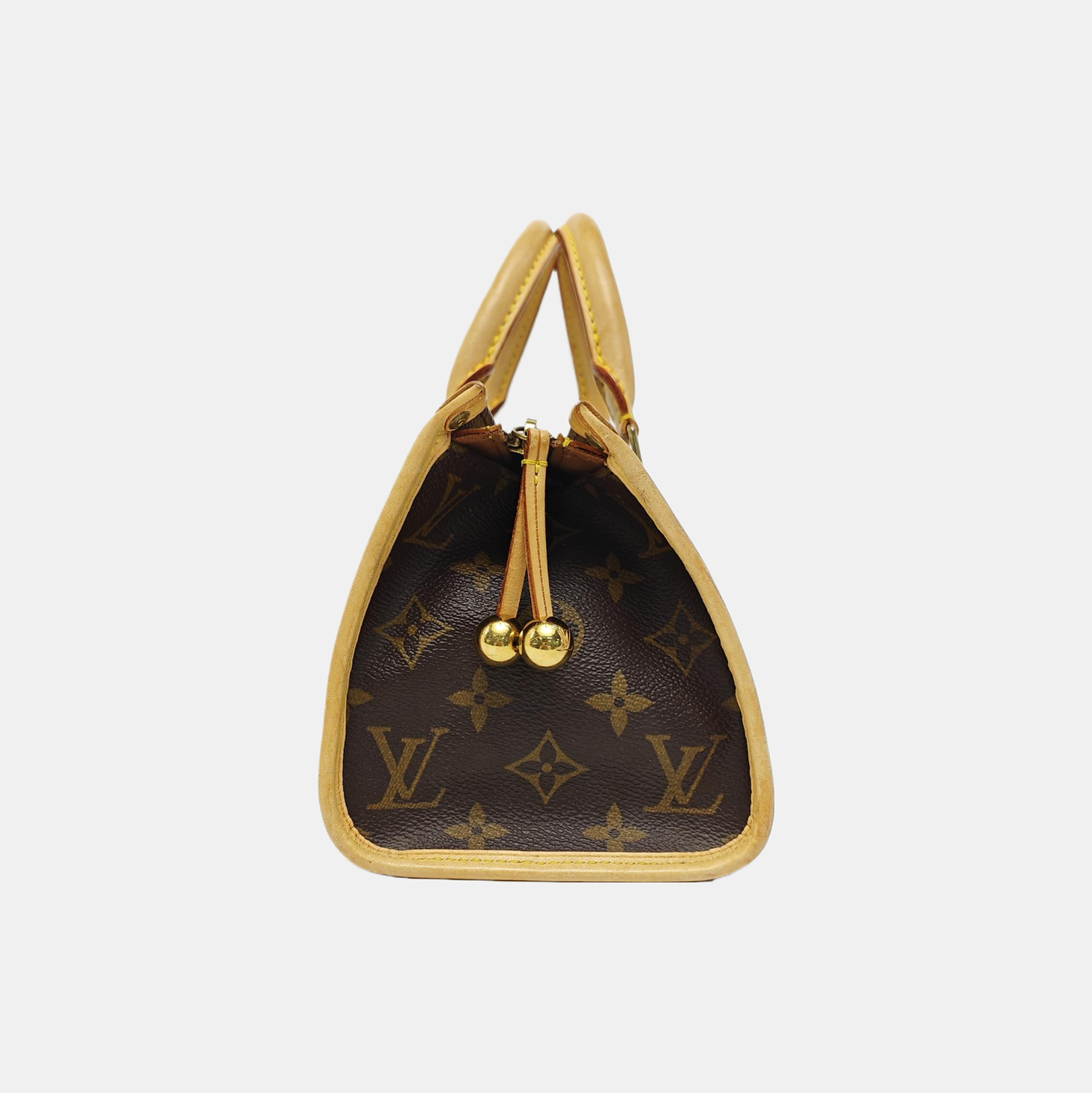 POPINCOURT Monogram Coated Canvas Brown