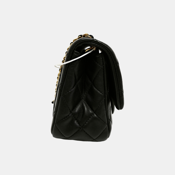 CLASSIC FLAP Mini Quilted Lambskin Black