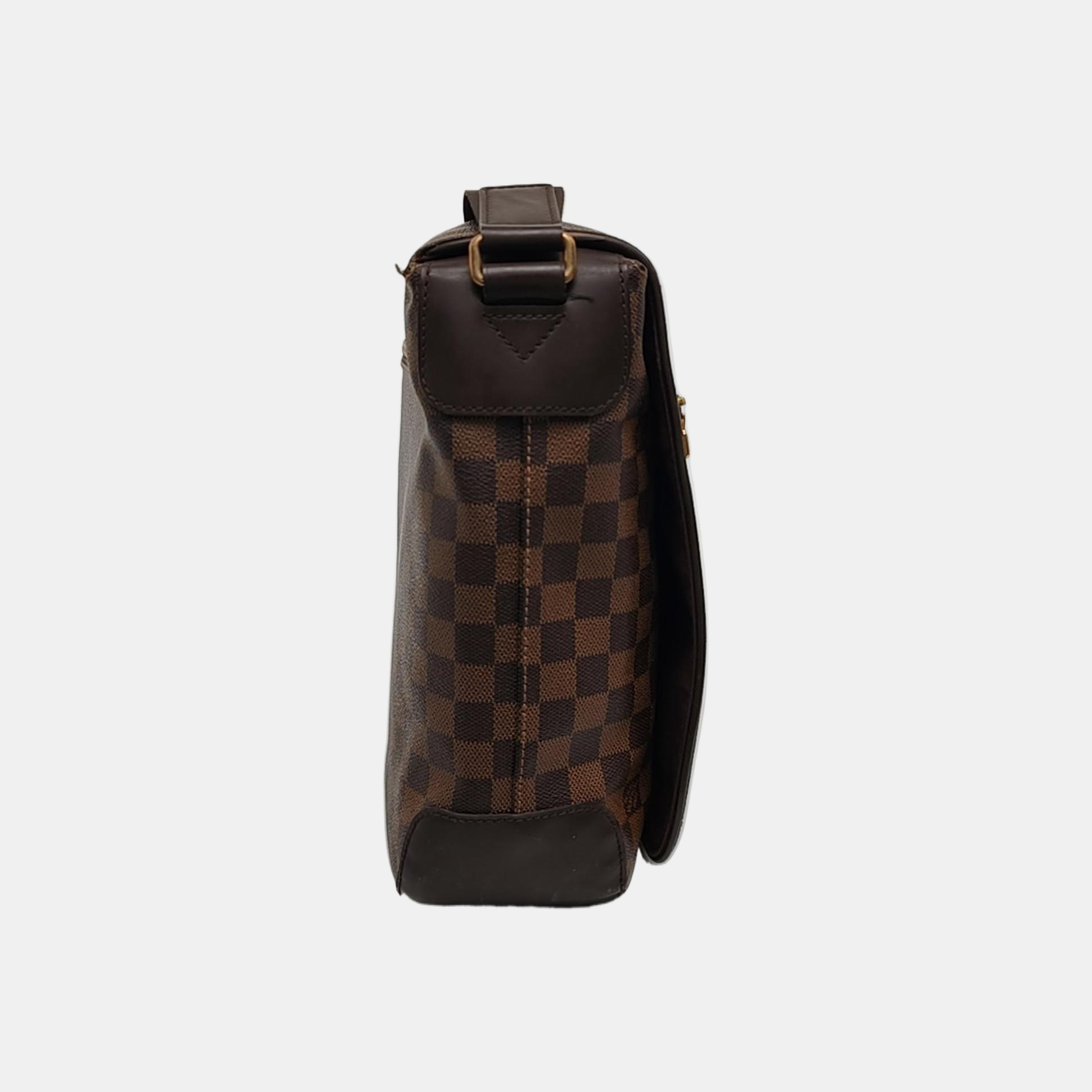 SPENCER Damier Ebene Coated Canvas Brown