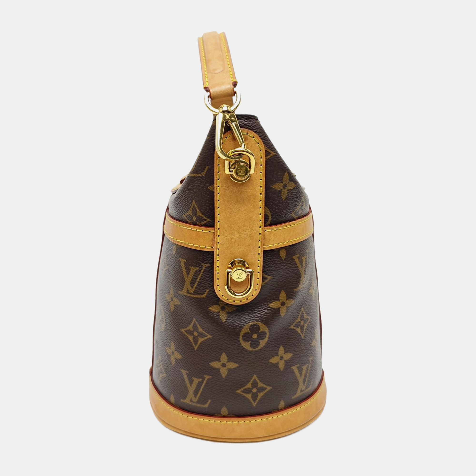 DUFFLE Monogram Coated Canvas Brown